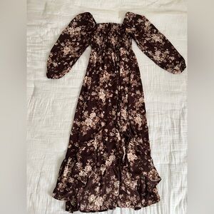 Floral Long Sleeve Dress